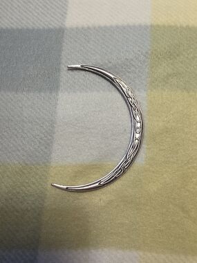 Celtic Crescent Moon Hair Pin Viking Norse